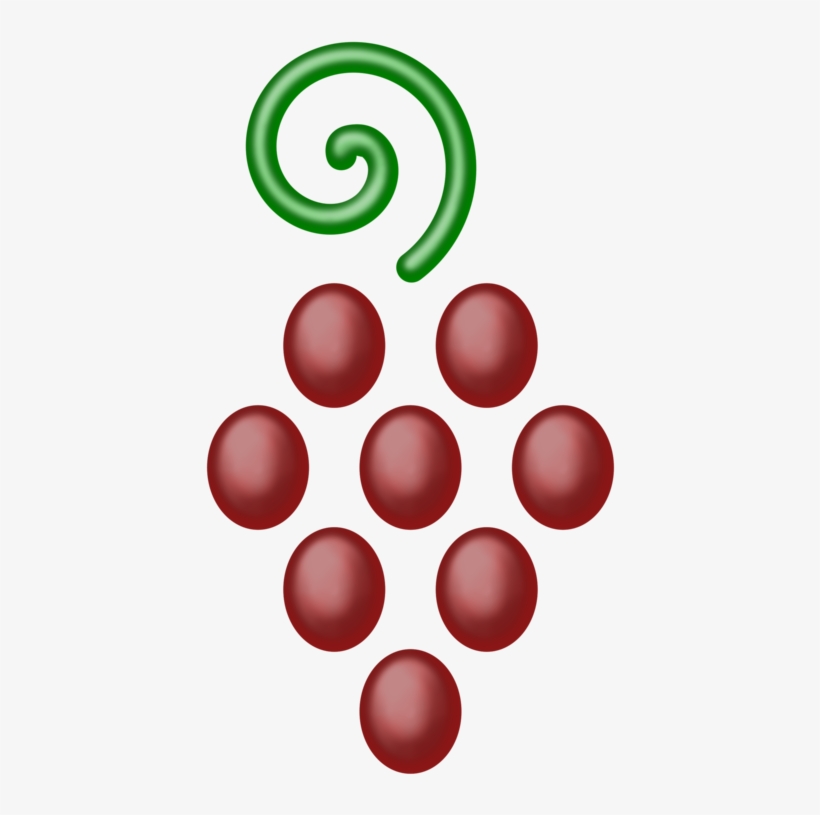Grape Fruit Food Icon Red - Grape, transparent png #2179377