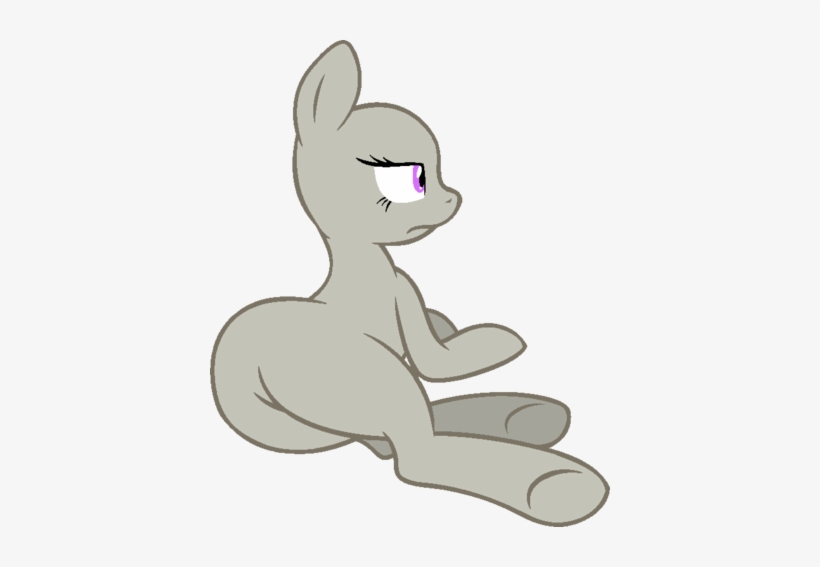 Mlp Base Trying To Relax By Softybases-d636tbd - My Little Pony Base Sleep, transparent png #2179762