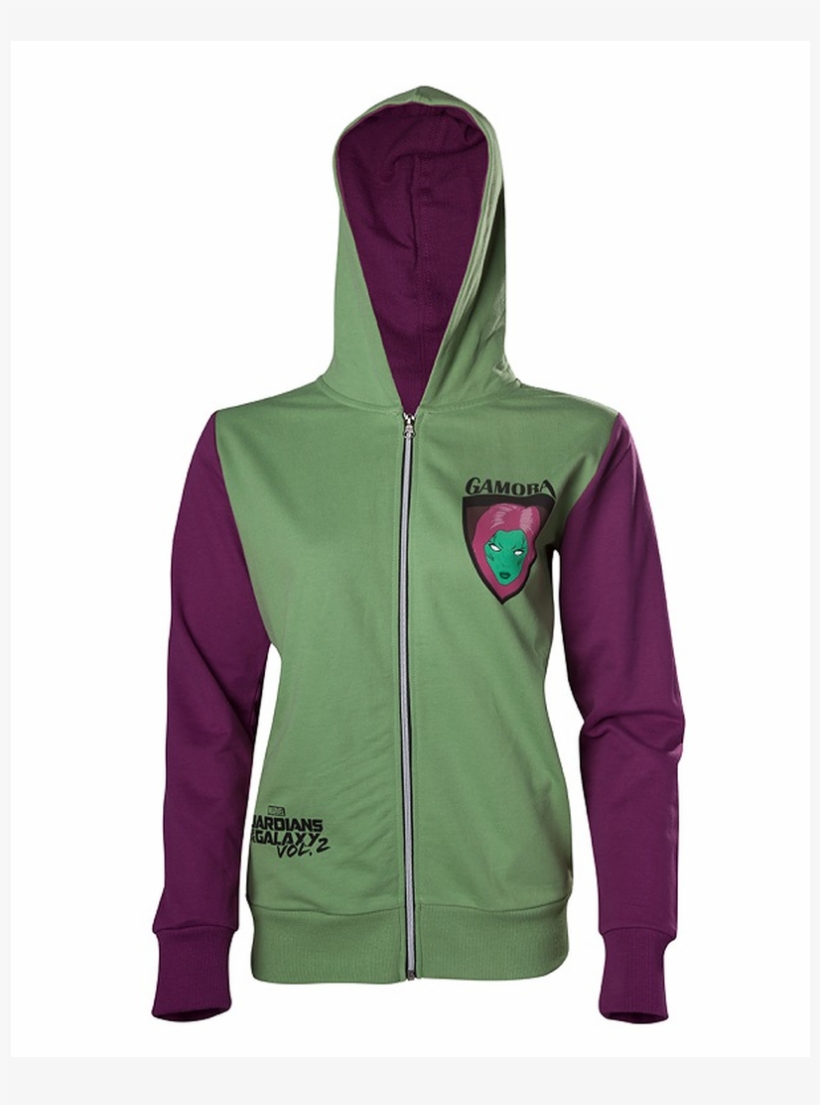 Gamora Guardians Of The Galaxy Hoodie For Adults, transparent png #2179804