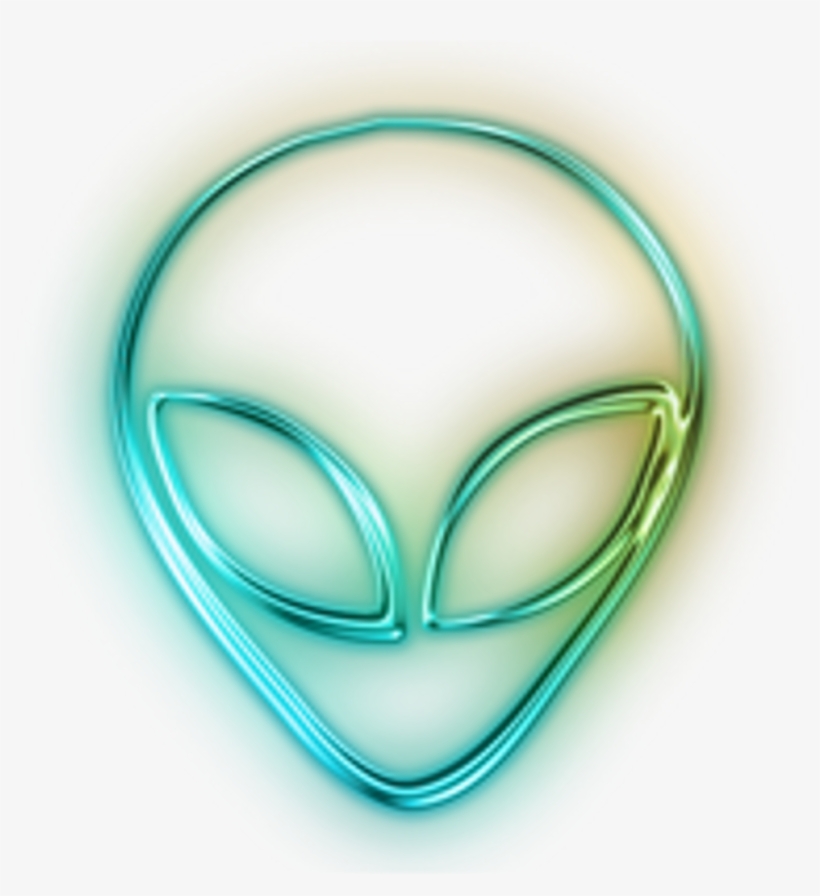 Alien Clipart Neon Green - Imagenes De Aliens Png, transparent png #2179961