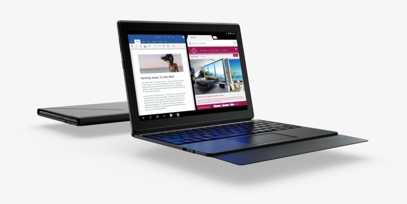 09 Tab4 Hd 10inch With Keyboard Case Hero Front Facing - Lenovo Tab4 10 Tablet (10.1 Inch, 16gb, Wi-fi + 4g, transparent png #2180018