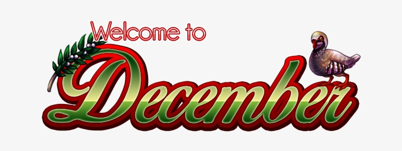 December Png Photo - Welcome Month Of December, transparent png #2180071