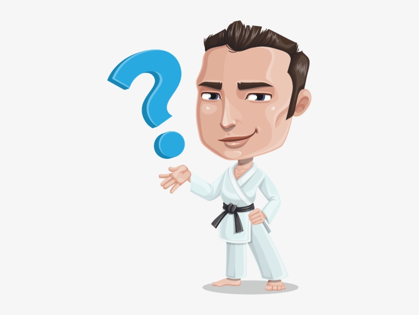 Karate-man - Png Boy Transparent Taekwondo Cartoon Characters - Free  Transparent PNG Download - PNGkey