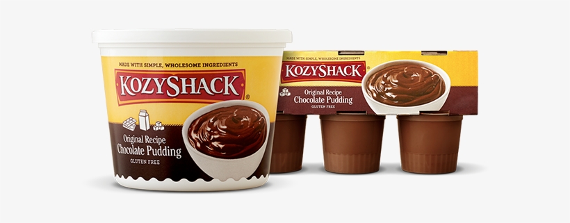 Chocolate Pudding - Kozy Shack Chocolate Pudding - 22 Oz Tub, transparent png #2180645