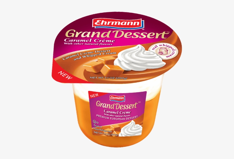 Mixim Yogurt - Ehrmann Grand Dessert Caramel, transparent png #2180797