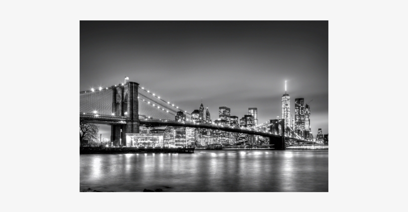 Photo Wallpaper, Brooklyn Bridge - New York Most Brookliński, transparent png #2180965