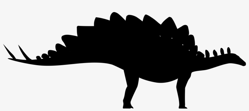 File - Stegosaurus Silhouette - Svg - Computer File, transparent png #2181467