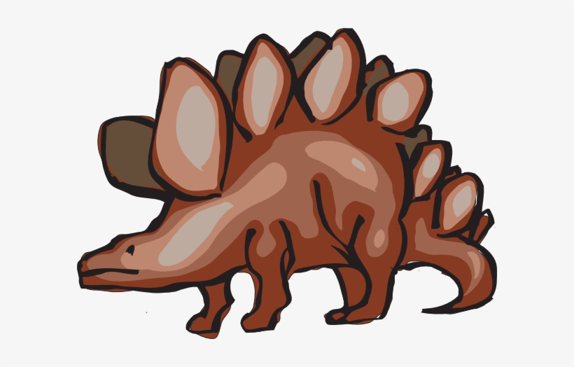 Brown And Red Stegosaurus Svg Clip Arts 600 X 444 Px, transparent png #2181551