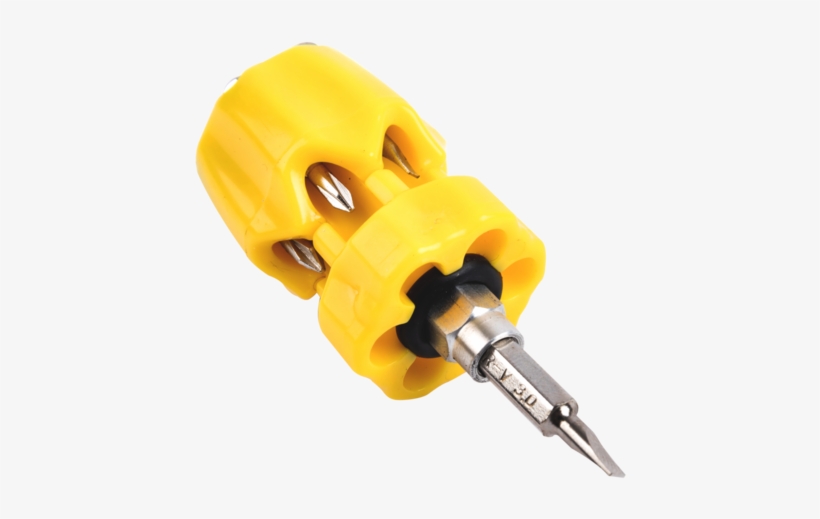Yellow Handle 7 In 1 Screwdriver - Pittsburgh® 7-in-1 Screwdriver, transparent png #2181569
