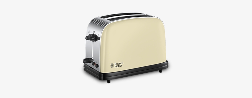Russell Hobbs 23334 Colours Cream 2 Slice Toaster - Toaster Russell Hobbs, transparent png #2181976