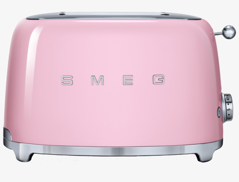 Smeg Toaster Tsf01pkeu - Smeg 2-slice Toaster-pink By Smeg, transparent png #2182085