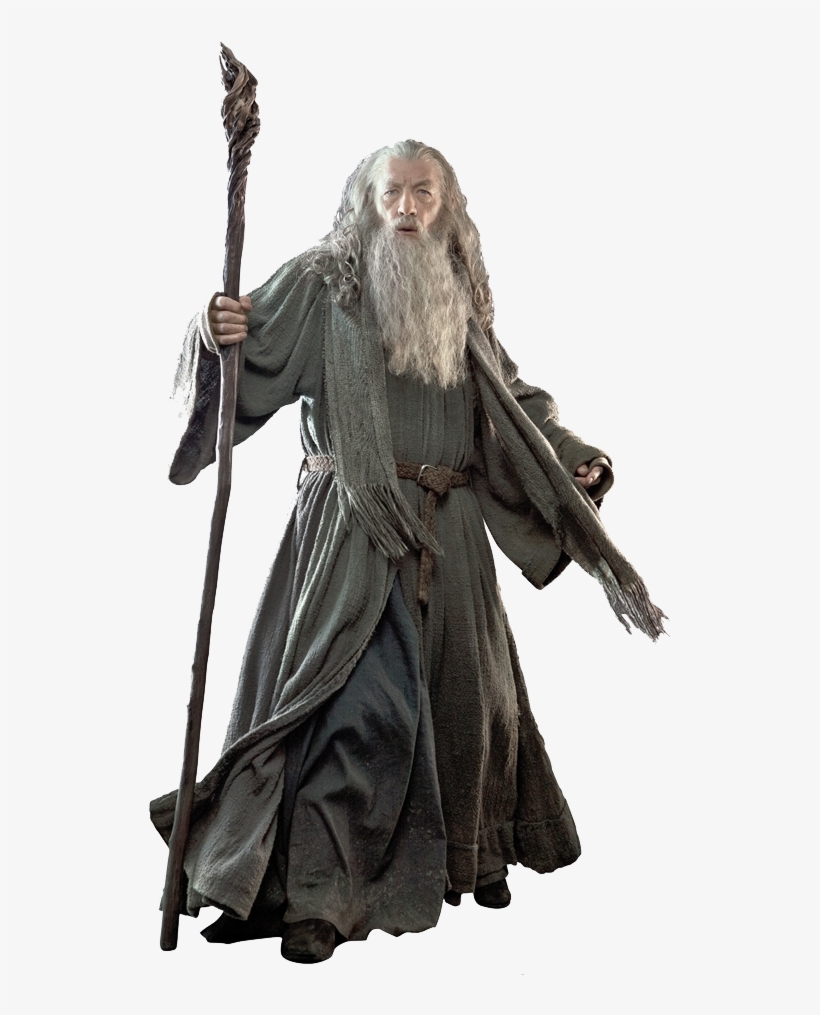 Gandalf Transparent Battle - Lotr Gandalf Full Body, transparent png #2182192