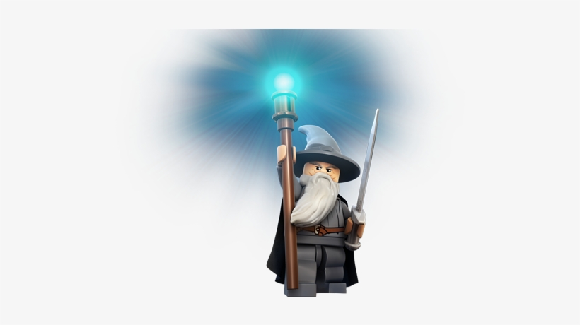 Gandalf Lego Figure - Lego Gandalf The Grey, transparent png #2182252