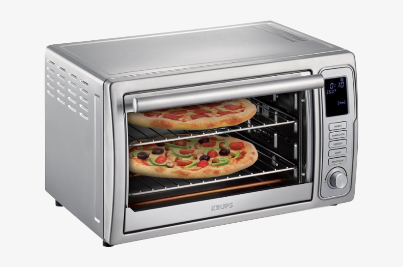 Deluxe Toaster - Krups Krupsdeluxe Convection Toaster Oven Stainless, transparent png #2182412