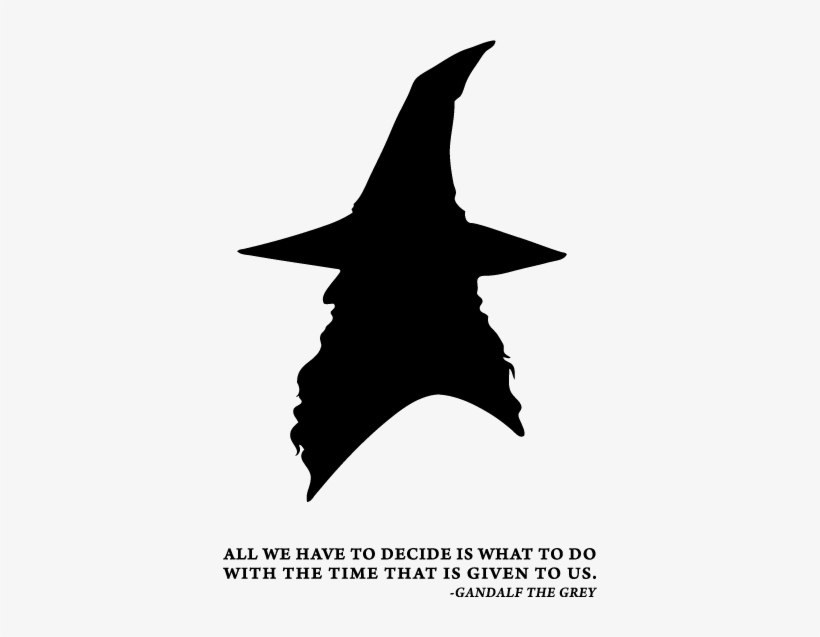 Gandalf Quote Wall Sticker Perfil Gandalf Free Transparent PNG