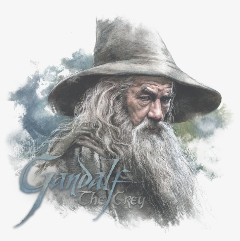 The Hobbit Gandalf The Grey Men's Tank - Hobbit - Gandalf Staff Pen And Lenticular 3d Bookmark, transparent png #2182806