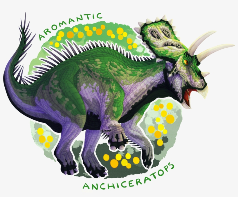 “ Aromantic Anchiceratops Does Not Experience Any Romantic - Anchiceratops, transparent png #2182954