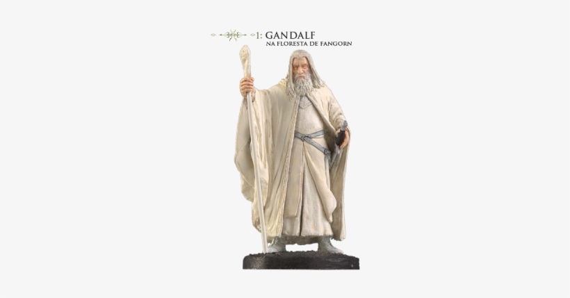 O Senhor Dos Anéis - Gandalf Le Blanc Figurine, transparent png #2183355