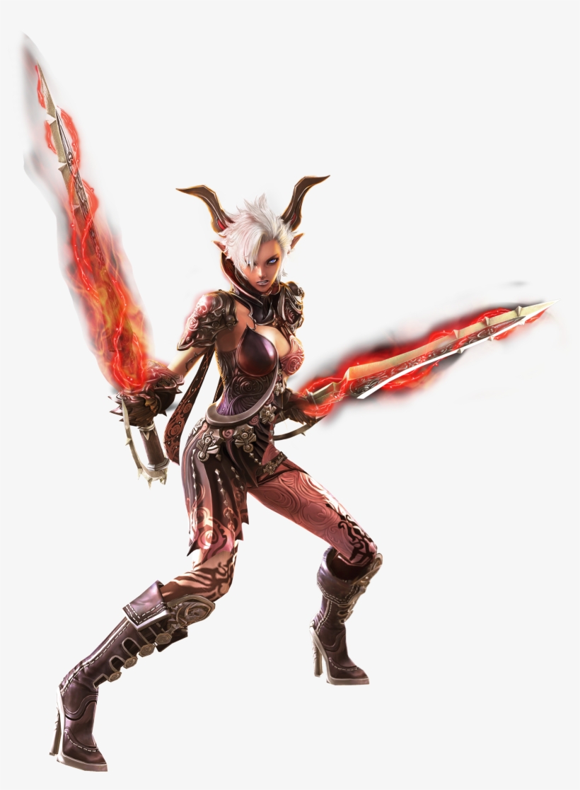 Download For Free Warrior Png In High Resolution - Tera Warrior Castanic Female, transparent png #2183574