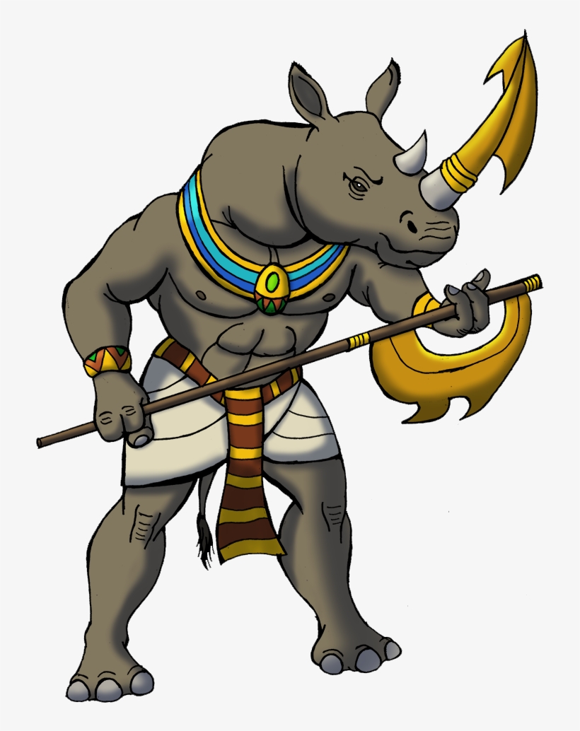 Rhino Warrior - Warrior Rhino, transparent png #2183632