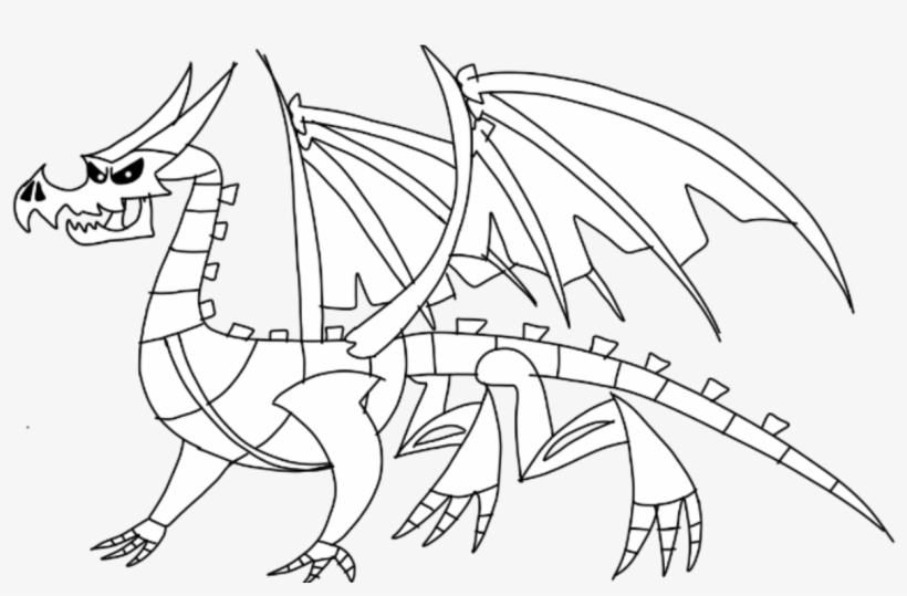 Skeleton Dragon - Wiki, transparent png #2183828