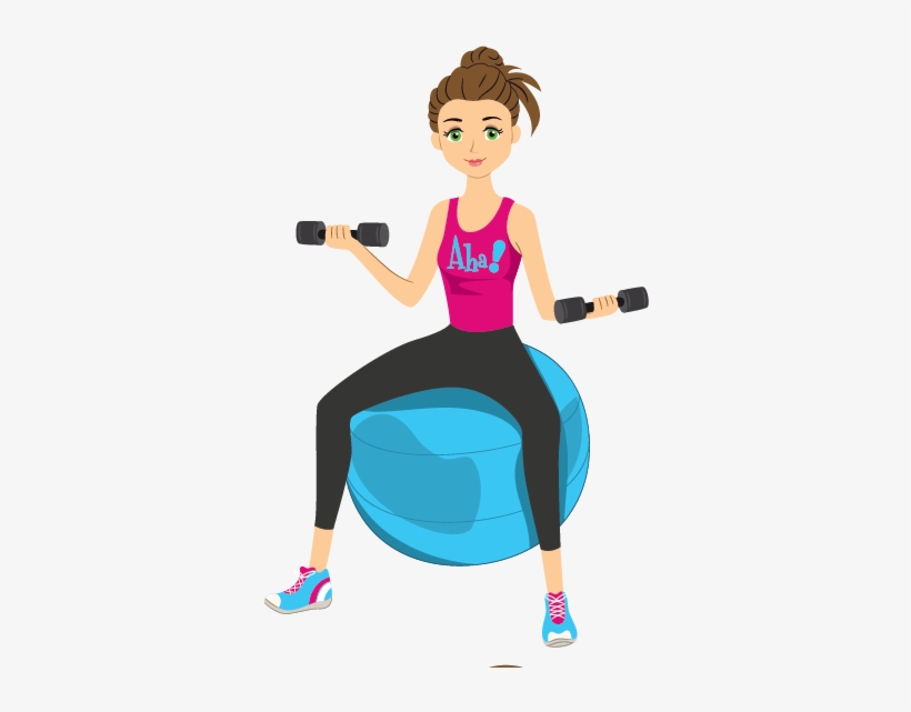 Fitness Cartoon Png Image Download - Exercising Cartoon Images Png, transparent png #2184167