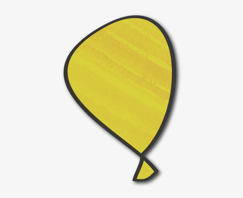 Yellow Baloon - Illustration, transparent png #2184291