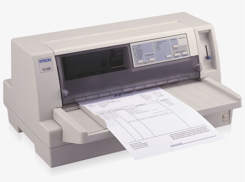 Gallery - Epson Lq680pro Dot-matrix Printer, transparent png #2184548
