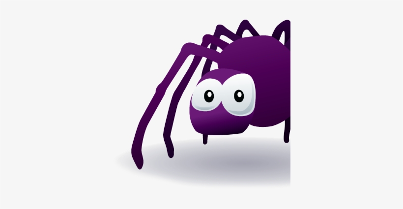 Big-spider - Transparent Purple Spiders, transparent png #2184734