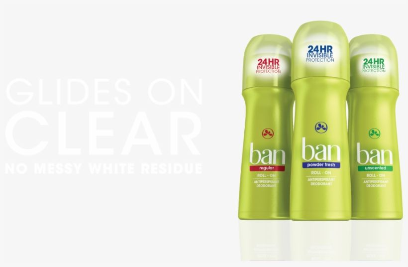 Ban Roll-on Products - Advertising, transparent png #2184915