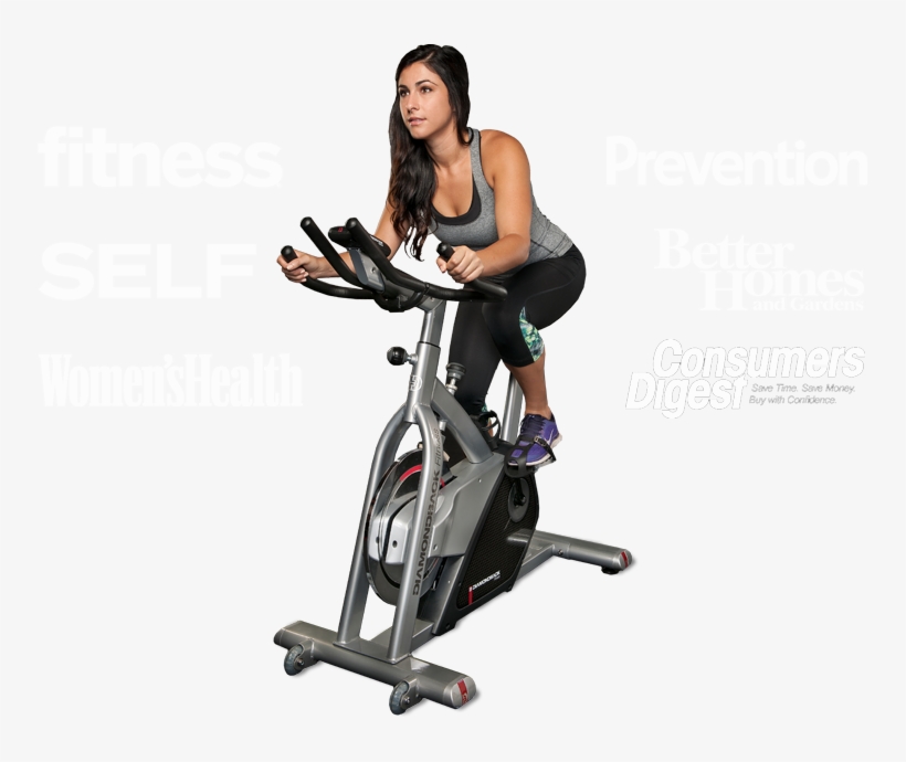 Girl Media Logos - Stationary Bicycle, transparent png #2185260