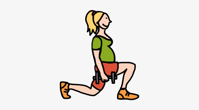 Exercise - Exercise In Pregnancy Cartoon, transparent png #2185288