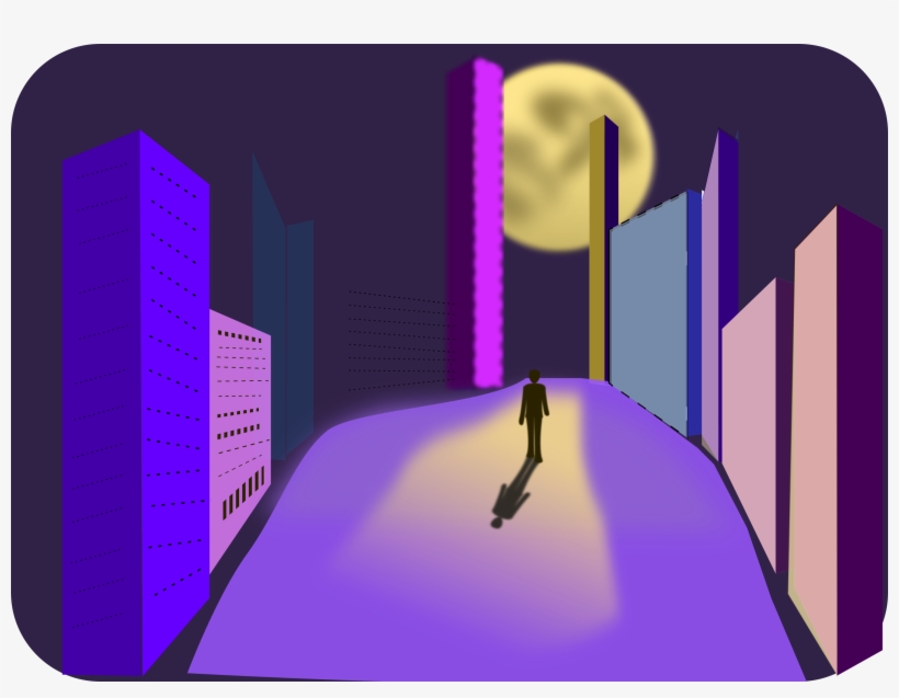 This Free Icons Png Design Of Night Walk, transparent png #2185314