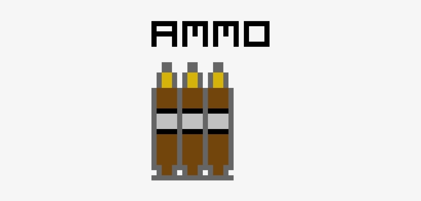 Direct Image Link - Pixel Art Ammo Png, transparent png #2185873