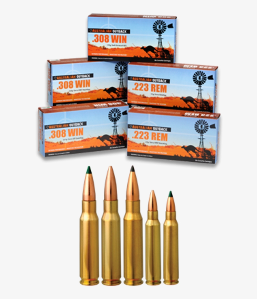 Australian Outback Ammo 223 Remington 69gr Smk 20 Rounds - Australian Defense Australian Outback . Remington Rifle, transparent png #2185920