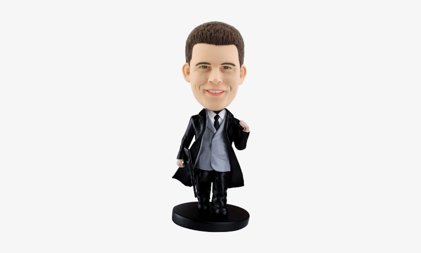Personalized Bobblehead James Bond - Figurine, transparent png #2185927