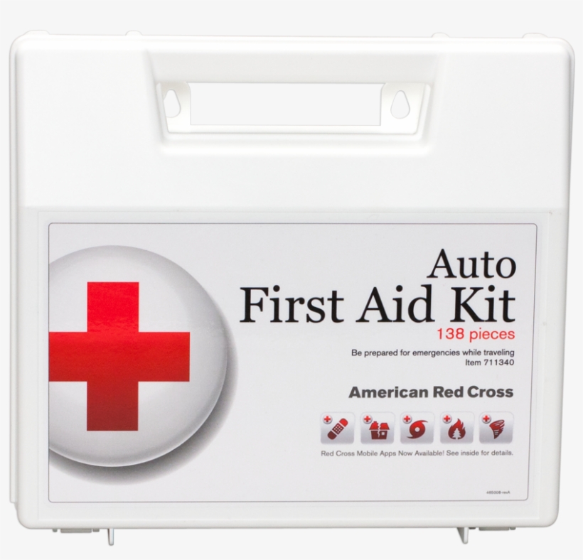 Deluxe Auto First Aid Kit Deluxe Auto First Aid Kit - American Red Cross Auto First Aid Kit 711320, transparent png #2186065