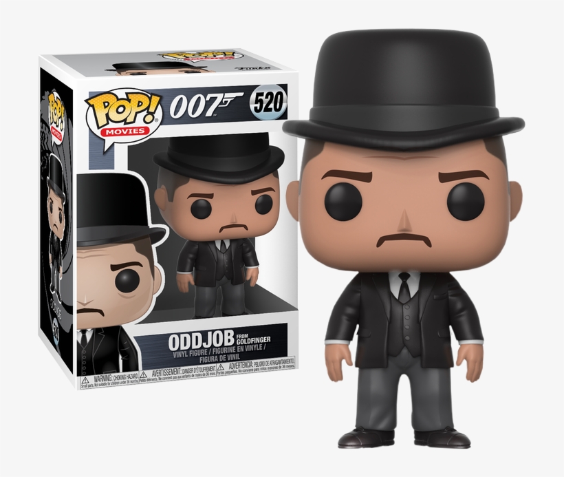 Oddjob Pop Vinyl Figure (movies - James Bond Pop Figures, transparent png #2186462