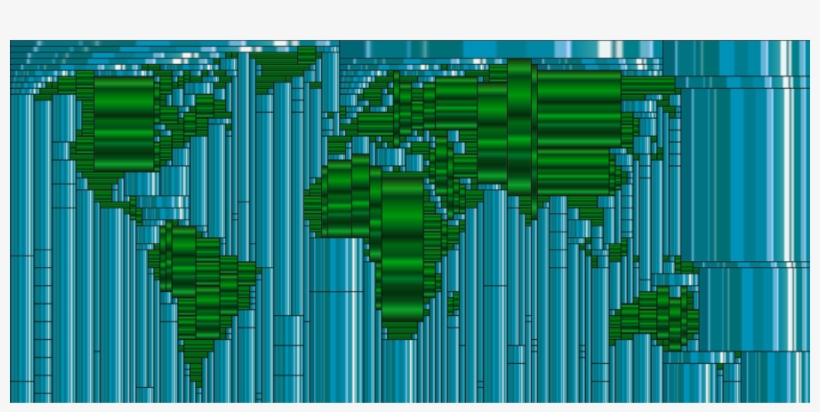 Download England To Japan Map Clipart World Map World - Map Of The World Pink, transparent png #2186527