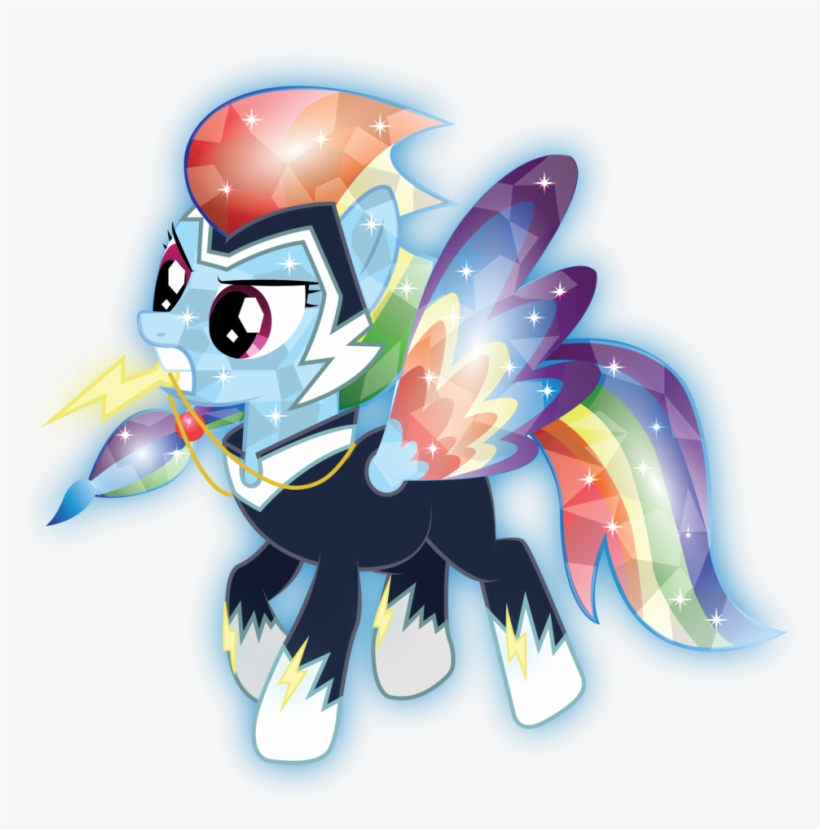 Picture Transparent Stock Zapp By Infinitewarlock On - Mlp Rainbow Dash Crystal, transparent png #2186905