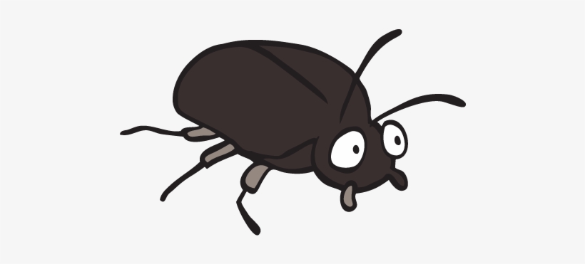 Beetle Transparent Cartoon Vector Library - Beatle Insect Cartoon Png, transparent png #2186907