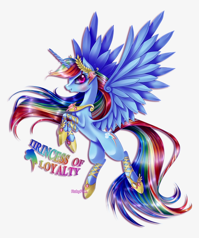 My Little Pony Friendship Is Magic Princess Rainbow - My Little Pony Princess Of Loyalty, transparent png #2186949