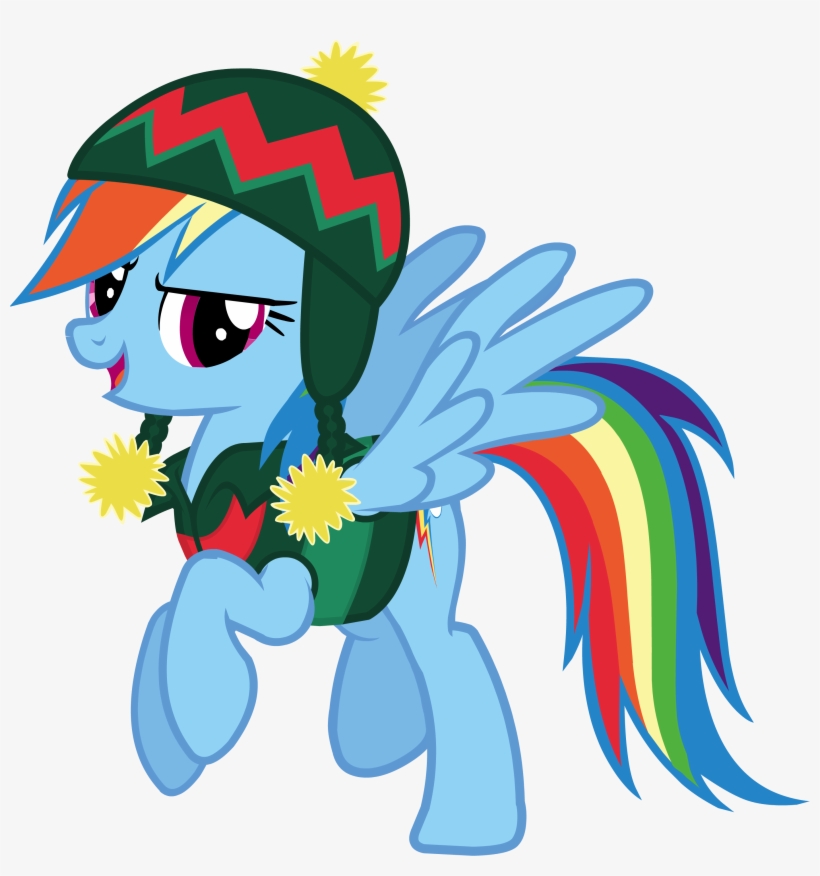 Rainbow Dash Hearth's Warming Eve Card Creator - Rainbow Dash Hearth's Warming Eve, transparent png #2187011
