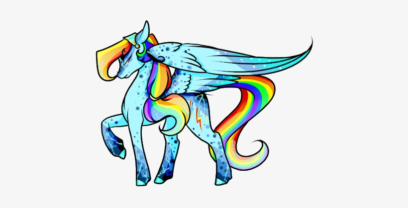 Rainbow Dash Ibath World Au - Mane, transparent png #2187035
