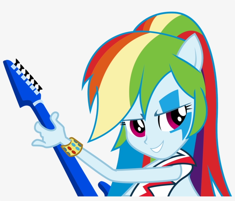 My Little Pony Equestria Girl Rainbow Dash - Rainbow Dash And Fluttershy Rainbow Rocks, transparent png #2187130