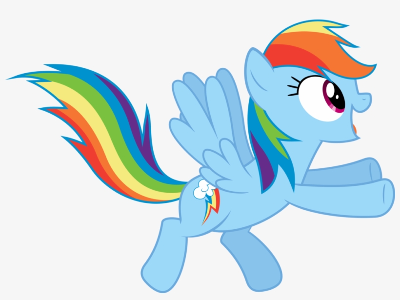 Excited Rainbow Dash By Baumkuchenpony On Clipart Library - Rainbow Dash, transparent png #2187254