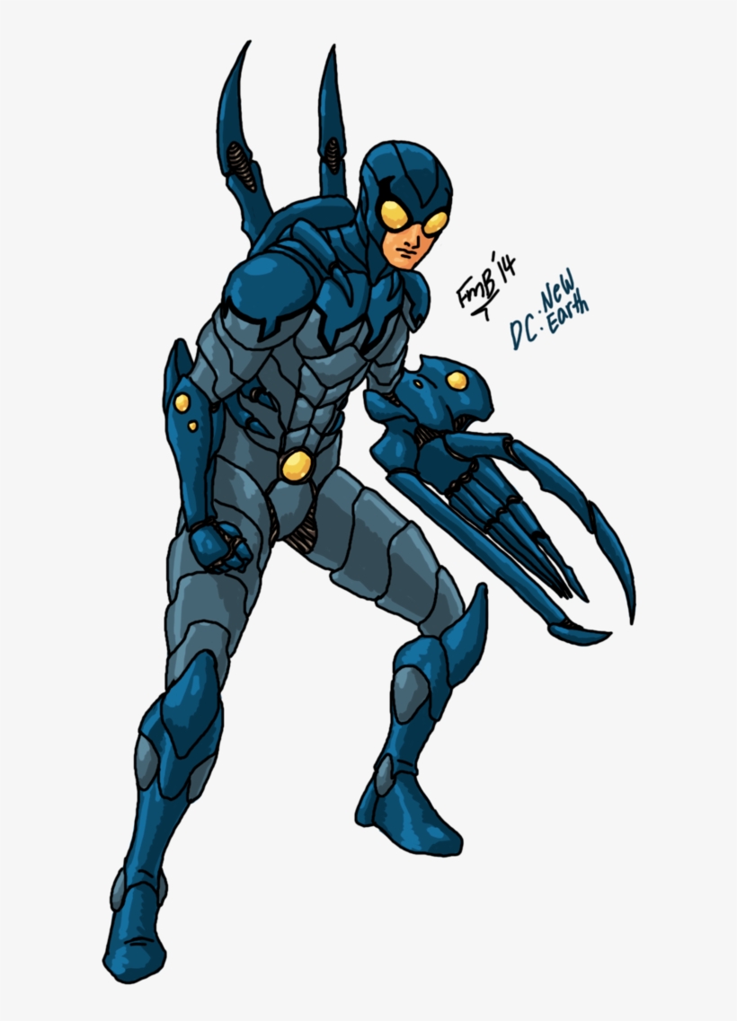 Beetles Clipart Blue Beetle - Ted Kord, transparent png #2187356