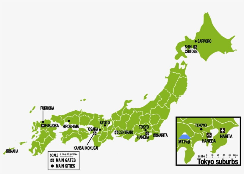 Japan Map, transparent png #2187379