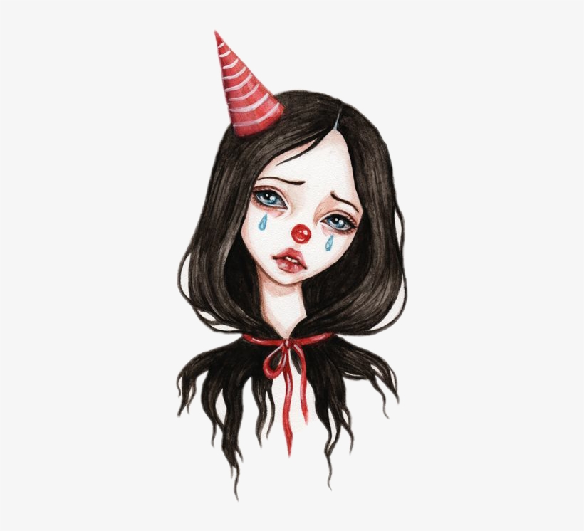 Popular And Trending Clown Doll Horror Evil Stickers - Красивые Рисунки Для Срисовки, transparent png #2187510