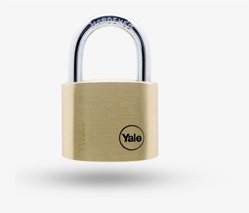 Y110 Padlock - Yale 40mm Brass Padlock, transparent png #2187810